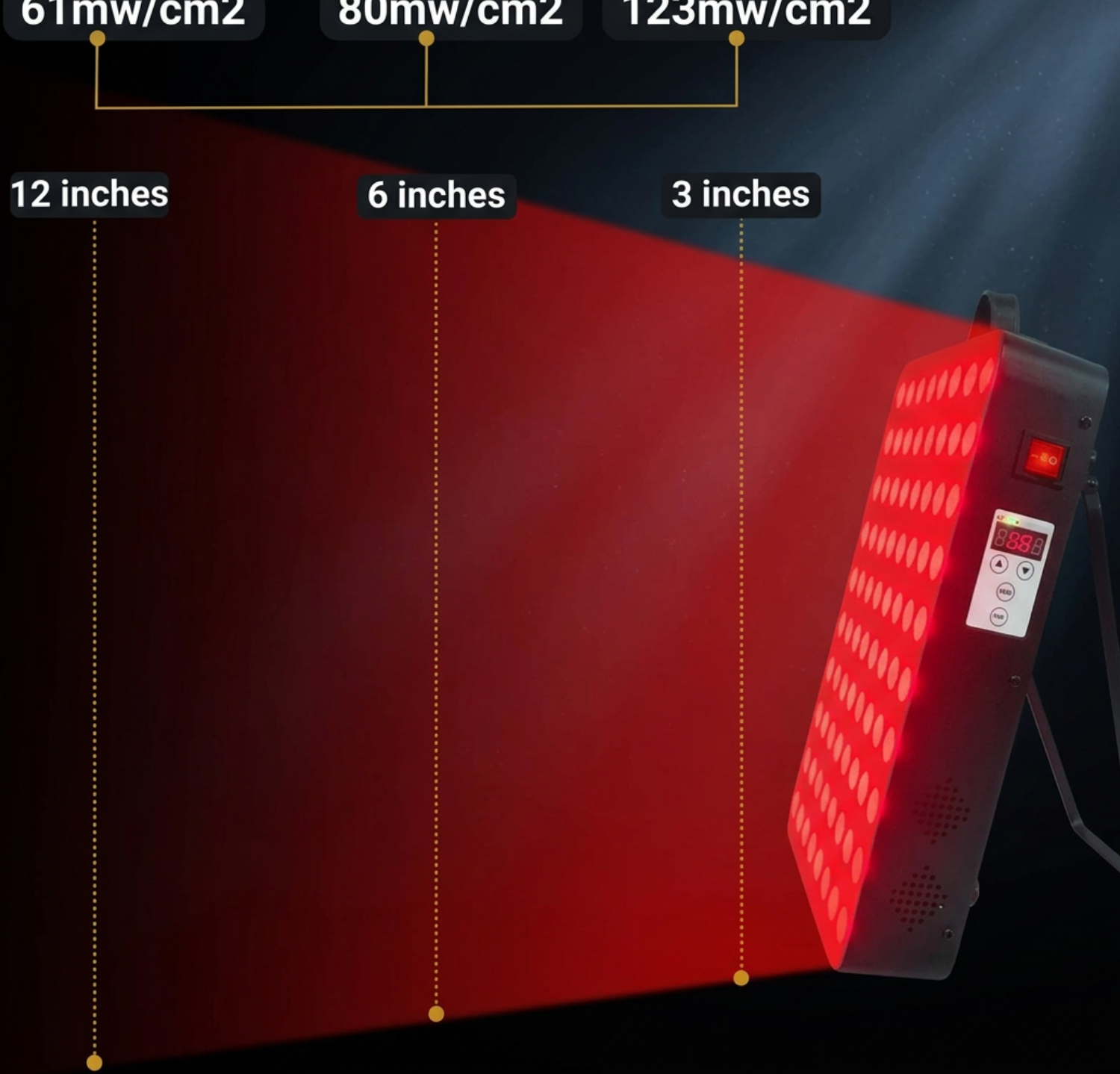Lampe de thérapie par lumière rouge - énergie, récupération et peau plus saine – Image 8