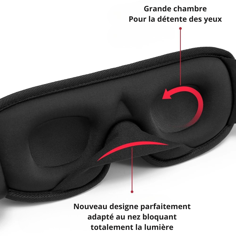 Masque Sommeil 3D Rembourré – Image 2