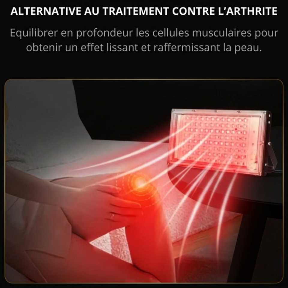 Lampe de luminothérapie rouge à 96 LED – Image 4