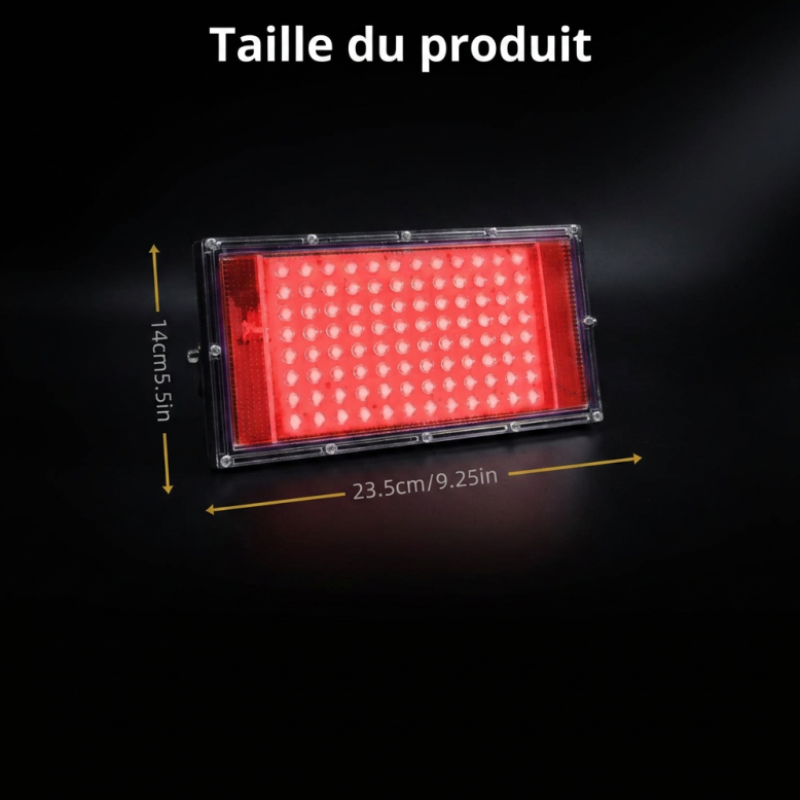 Lampe de luminothérapie rouge à 96 LED – Image 7