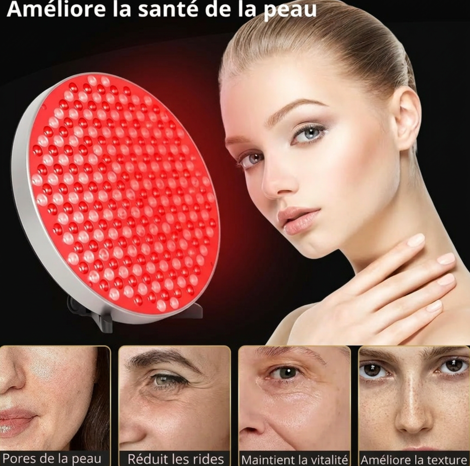 Lampe de luminothérapie rouge à LED – Image 2