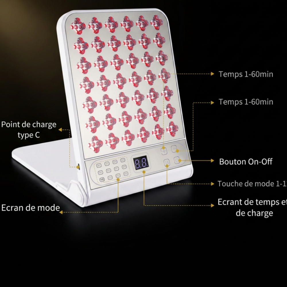 Lampe de thérapie lumière rouge à LED – Image 5