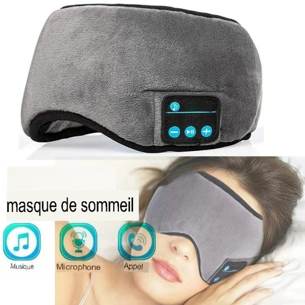 masque de sommeil avec écouteurs Bluetooth