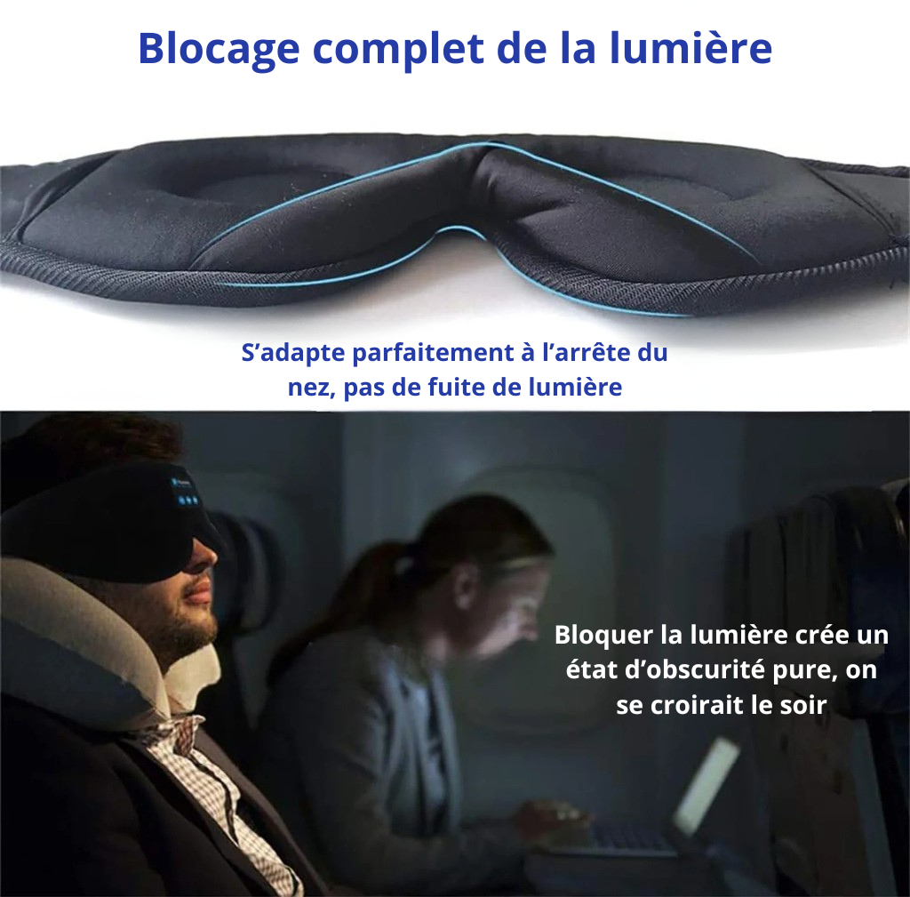Masque Sommeil Confort Bluetooth – Image 9