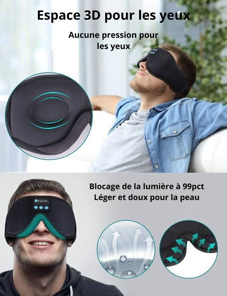 Masque Sommeil Confort Bluetooth – Image 11