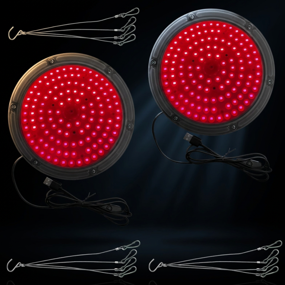 Panneau lumière rouge pour la beauté – Image 7