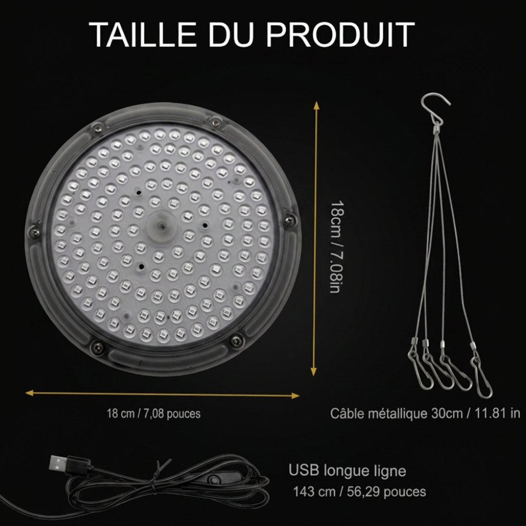 Panneau lumière rouge pour la beauté – Image 8