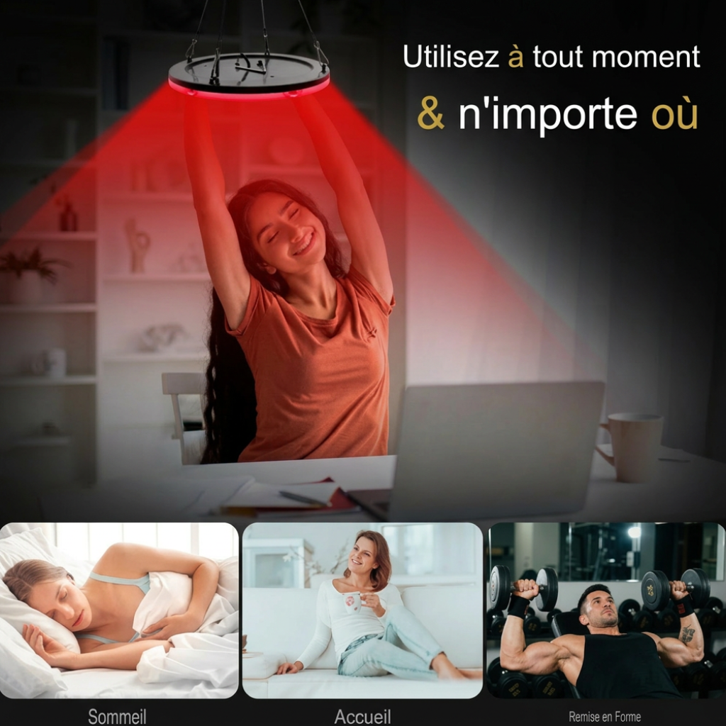 Panneau lumière rouge pour la beauté – Image 9