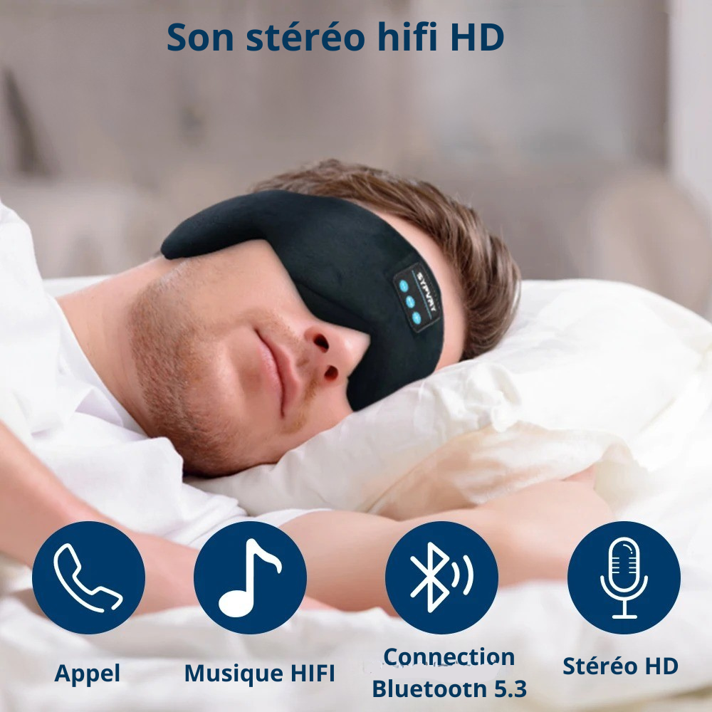 Masque Sommeil Bluetooth Unisexe – Image 2