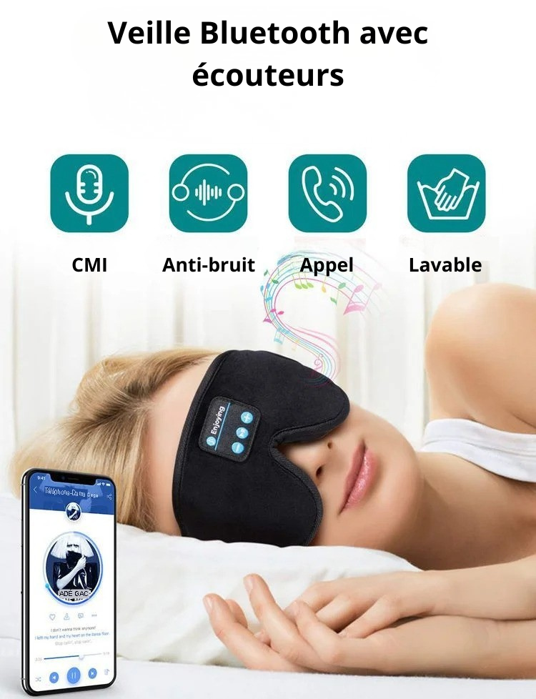 Masque Sommeil Confort Bluetooth – Image 8