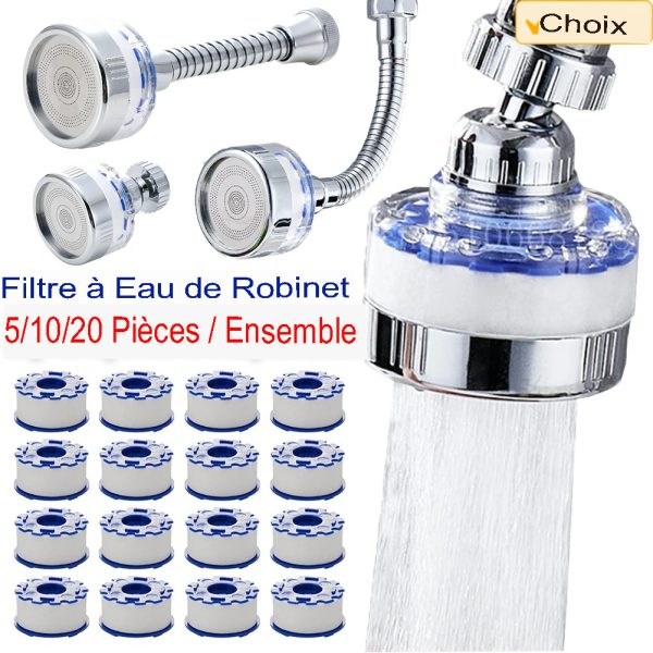 filtre à eau pour robinet de cuisine