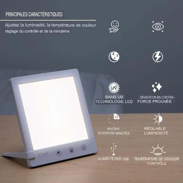 lampe de luminothérapie sans UV