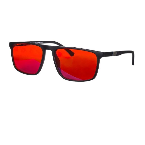 lunettes rouges lumière bleue