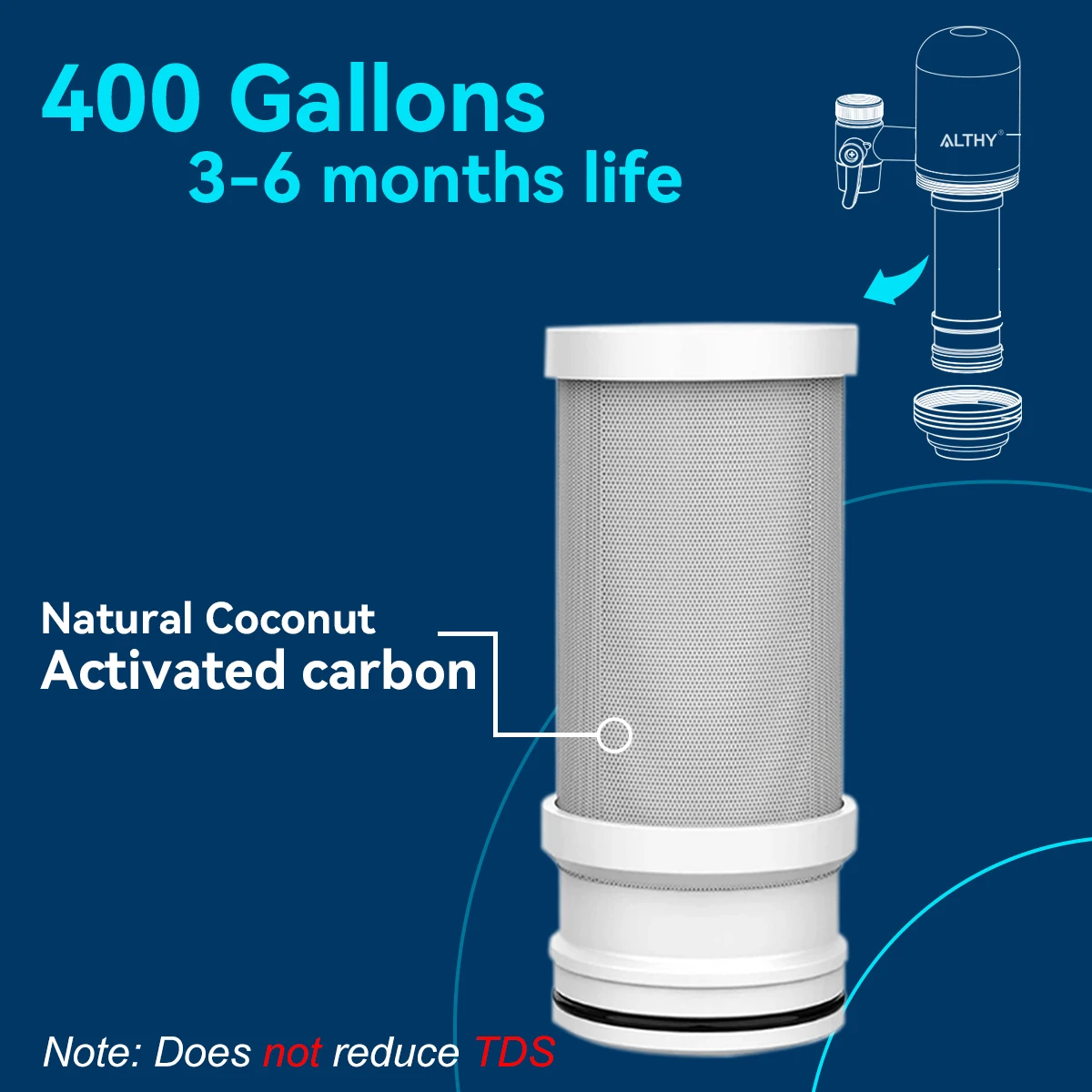 Aqua Tap — Filtre à eau de robinet inox – Image 4