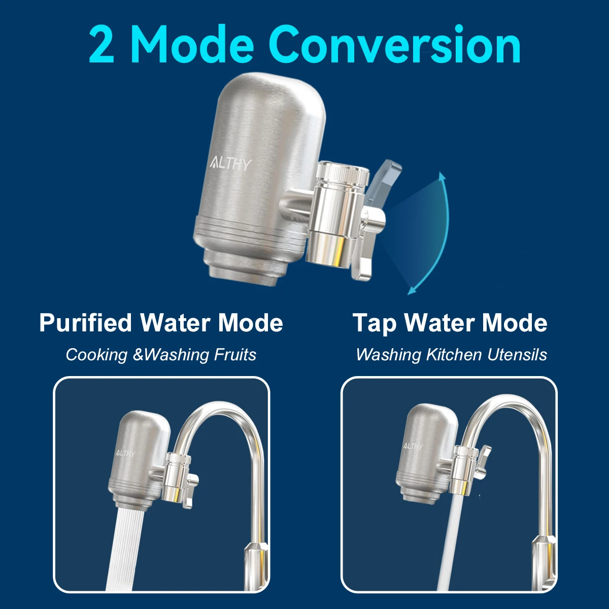 Aqua Tap — Filtre à eau de robinet inox – Image 5